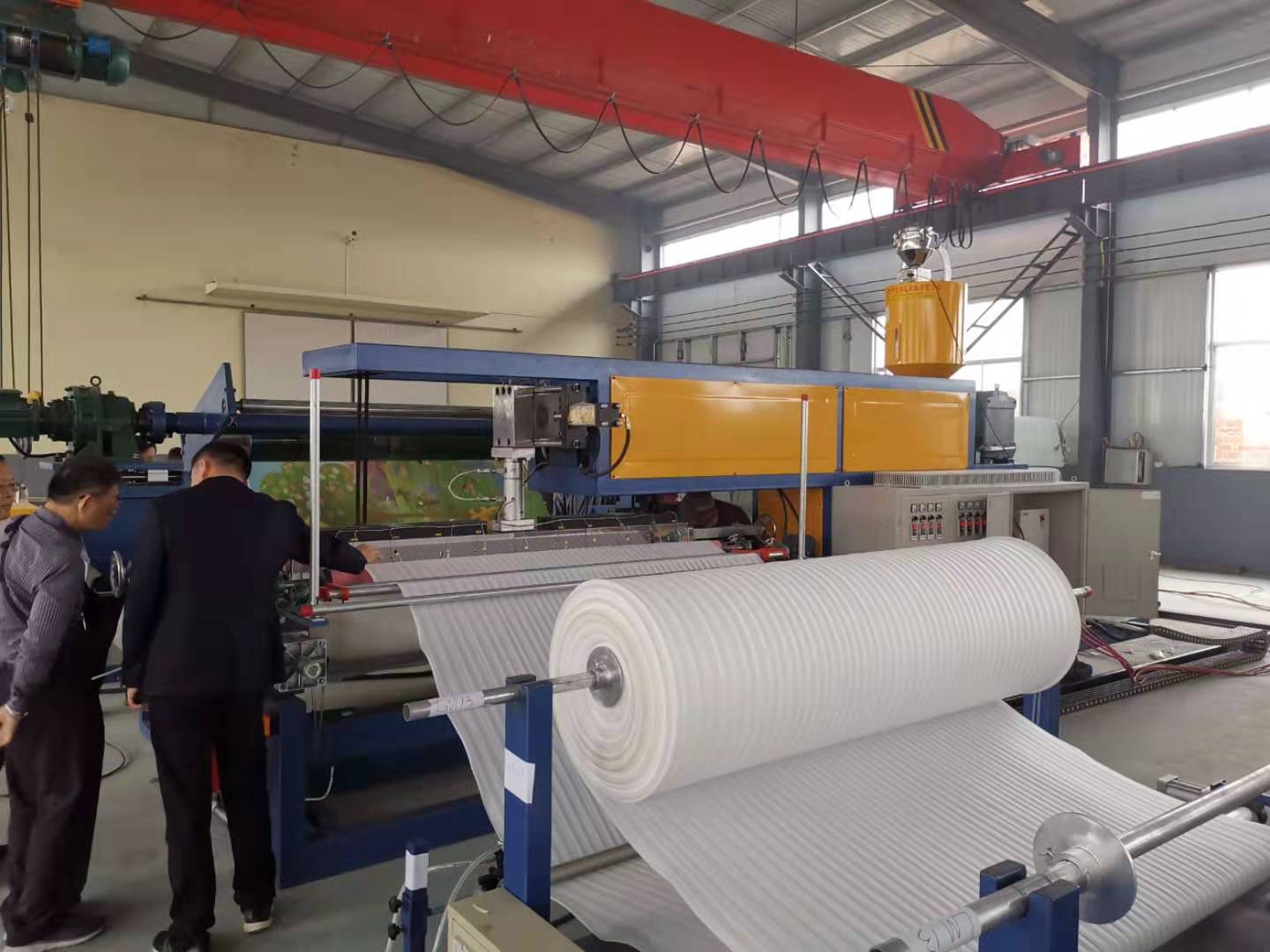 epe foam sheet laminating extrusion machine